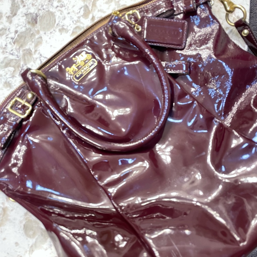 Coach maroon bag